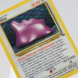 Pokemon TCG - Ditto 3/62 Fossil Holo Rare WOTC 1999 - EXC Italian - (See Desc) - Image 1