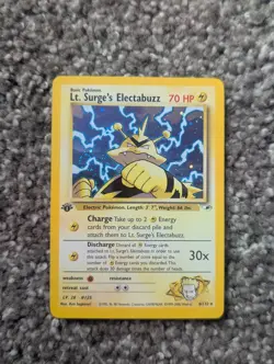 Lt. Surge's Electabuzz 006/132 Gym Heroes Holo Pokemon TCG Vintage Card - Image 1