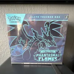 Pokemon TCG Elite Trainer Box Mega Evolution Phantasmal Flames Booster Promo - Image 1