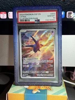 Latios 203 Pokemon En-Surging Sparks PSA 10 (Read Description) - Image 1