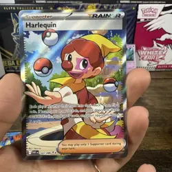 Pokemon TCG Harlequin 163/086 Full Art Ultra Rare Holo Card Sv: White Flare - Image 1