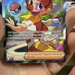 Pokemon TCG Harlequin 163/086 Full Art Ultra Rare Holo Card Sv: White Flare - Image 2