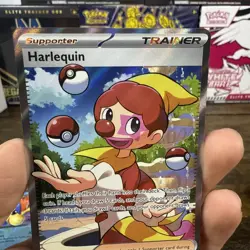 Pokemon TCG Harlequin 163/086 Full Art Ultra Rare Holo Card Sv: White Flare - Image 3