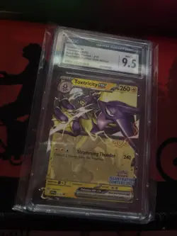 Toxtricity EX SVP 215 Illustration Contest 2024 Promo Pokemon TCG CGC 9.5 - Image 1