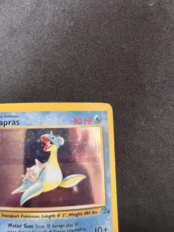 Lapras 10/62 1st Edition Holo Rare - Pokemon Fossil - Vintage WOTC HP - Image 3