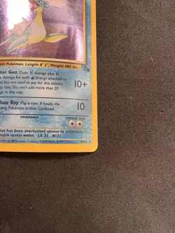 Lapras 10/62 1st Edition Holo Rare - Pokemon Fossil - Vintage WOTC HP - Image 4
