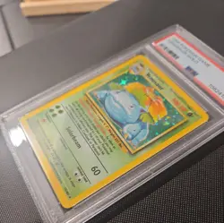 1999 POKEMON BASE SET #15 VENUSAUR HOLO PSA 7 NM - Image 3