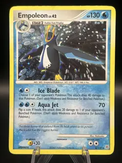 Empoleon - 4/130 - Holo Rare Pokemon TCG Diamond & Pearl - Image 1