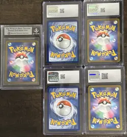 Graded Pokemon Card Lot (4 CGC Graded cards) and (1 Beckett Graded Card) - Image 2