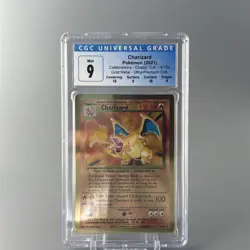 2021 POKEMON CELEBRATIONS METAL #4 CHARIZARD CGC 9 W/ Subgrades - Image 1