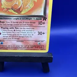 Pokemon Dark Flareon 1st Edition Uncommon TCG Card 35/82 - Image 5