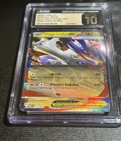 Mega Latias Ex #11 🌟CGC PRISTINE 10🌟Pokemon Black Star English - Image 3