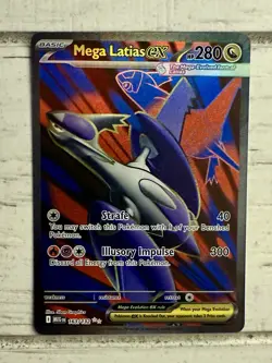 Mega Latias ex 163/132 Ultra Rare Pokemon TCG Mega Evolution - English!! - Image 1