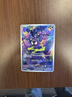 Pokemon TCG Gastly Scarlet & Violet Temporal Forces 177/162 IR NM - Image 1