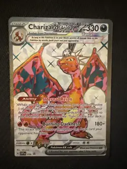 Pokemon Card Charizard ex SVP 056 Scarlet & Violet Promo Full Art - Image 1