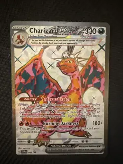 Pokemon Card Charizard ex SVP 056 Scarlet & Violet Promo Full Art - Image 2