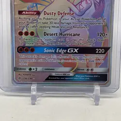 Flygon GX 256/236 Cosmic Eclipse Full Art Secret Rainbow Rare Pokemon Card! - Image 3