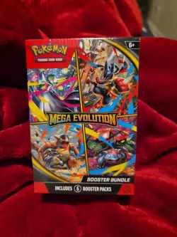 Pokemon TCG Mega Evolution Booster Bundle Box 6 Packs Factory SEALED NEW - Image 1