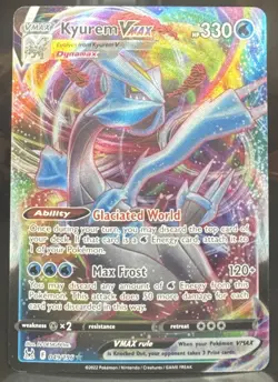 Pokemon TCG Kyurem VMAX 049/196 Swsh11: Lost Origin Ultra Rare (Full Art) Holo - Image 1