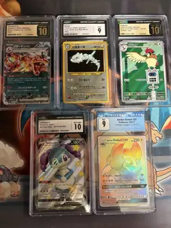 Pokemon TCG CGC Graded Card Lot - Charizard ex, Steelix, and More - Image 1