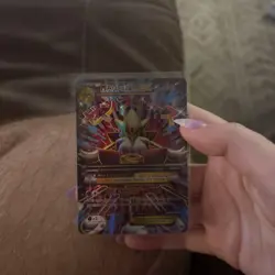 Pokemon Mega M Alakazam EX Full Art Ultra Rare Holo Card 118/124 Fates Collide - Image 1