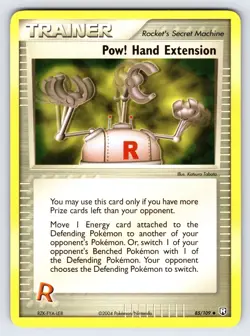 Pow! Hand Extension 85/109 2004 EX Team Rocket Returns Pokemon Card TCG - Nm - Image 1