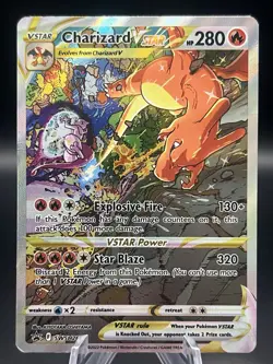 Charizard VSTAR SWSH262 Sword & Shield Promo Pokemon TCG (Crease) - Image 1