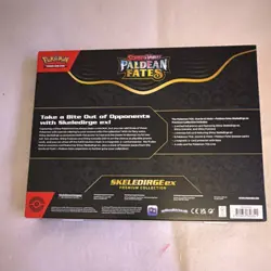 Pokemon TCG Scarlet & Violet Paldean Fates Skeledirge ex Premium Collection Box. - Image 2