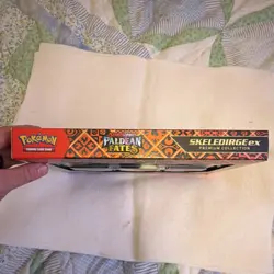 Pokemon TCG Scarlet & Violet Paldean Fates Skeledirge ex Premium Collection Box. - Image 4