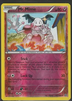 Mr. Mime 101/160 XY - Primal Clash Reverse Holo Pokemon TCG Light Played - Image 1