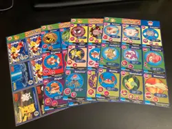 1999 POKEMON Burger King Master Trainer Trivia Cards-Lot of *4* UNCUT SHEETS! - Image 2