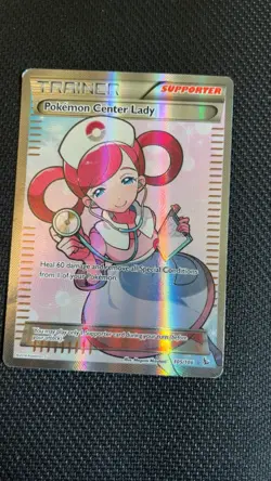 Pokemon Center Lady 105/106 Pokemon TCG Flashfire XY Full Art Holo Card - Image 1