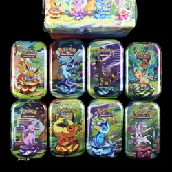 NO TCG CARDS Pokemon Prismatic Evolutions Mini Tin Set with box - Image 2