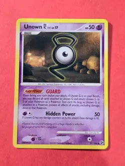 2008 Pokemon Diamond and Pearl Great Encounters #57 Unown G, UC, NF/H, cd1 - Image 1