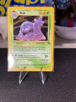 Muk Holo Rare 13 Fossil Unlimited EN LP WOTC - Image 1
