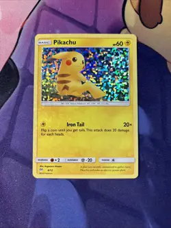 Pikachu 6/12 Pokemon TCG McDonald’s 2019 Promo MP - Image 1
