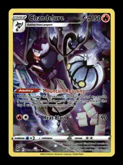 Pokemon SWSH11: Lost Origin Trainer Gallery #TG04/TG30 Chandelure Ultra Rare - Image 1