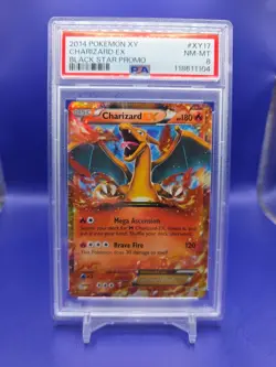 2014 POKEMON XY BLACK STAR PROMO CHARIZARD EX #XY17 PSA 8 NM - Image 1