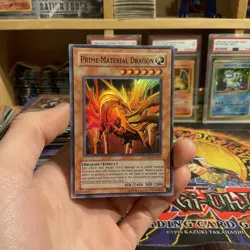 Prime Material Dragon PTDN-EN087 Super Rare VLP-NM Yugioh Holo Bleed - Image 1