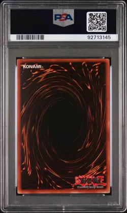 2002 YU-GI-OH! LOB-LEGEND OF BLUE EYES WHITE DRAGON 1ST ED #052 DARK HOLE PSA 9 - Image 2