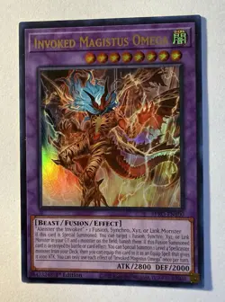Invoked Magistus Omega 1st Edition Ultra Rare BPRO-EN100 Yu-Gi-Oh! - Image 1