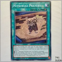 Mitsurugi Prayers - SUDA-EN094 - Common 1st Edition Yugioh - Image 1