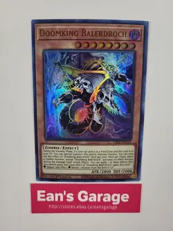 YuGiOh! Doomking Balerdroch 1st Edition GFP2-EN113 Ultra Rare foil - MN - Image 1