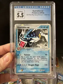 2004 POKEMON EX FIRE RED & LEAF GREEN #109 GYARADOS EX-HOLO PSA 5 - Image 1
