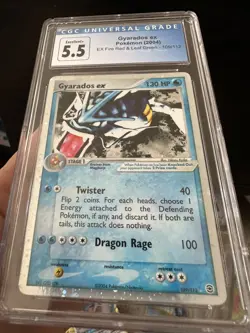 2004 POKEMON EX FIRE RED & LEAF GREEN #109 GYARADOS EX-HOLO PSA 5 - Image 3