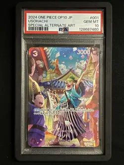 One Piece Uso Hachi ST18-001 [SP]C Royal Blood Japanese PSA 10 - Image 1