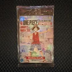 Bandai One Piece Card Game Promo Pack Monkey.D.Luffy College Basketball US Voy.. - Image 1