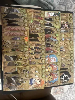 One Piece TCG Huge Lot 160 Cards Various Sets Tons of Holos and Rares See Pics - Image 1