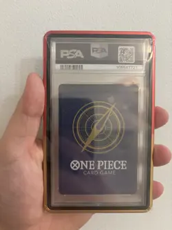 2024 ONE PIECE #OP01-120 SHANKS PRB01 MANGA ALTERNATE ART SECRET RARE PSA 10 - Image 2