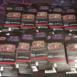 10x Pokemon TCG Phantasmal Flames Sleeved Booster Packs Lot - Sealed New -(ME02) - Image 2